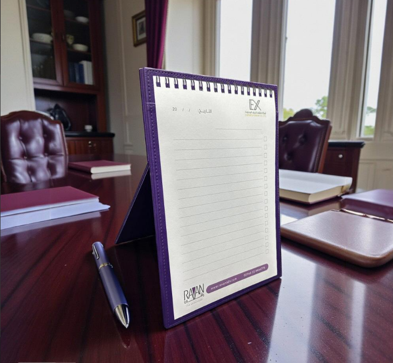 Modern Executive Leather Desk Organizer Set (13-Piece) – Royal Purple - Image 6