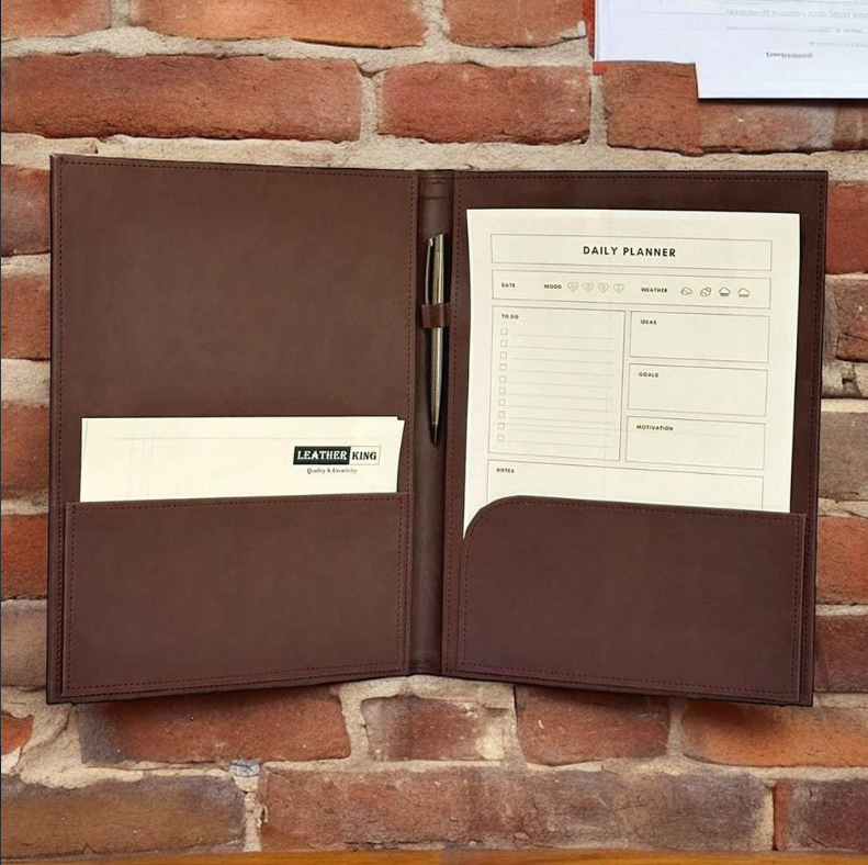 PU Leather Folders Customized