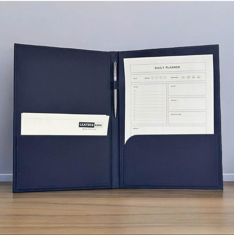 PU Leather Folders Customized