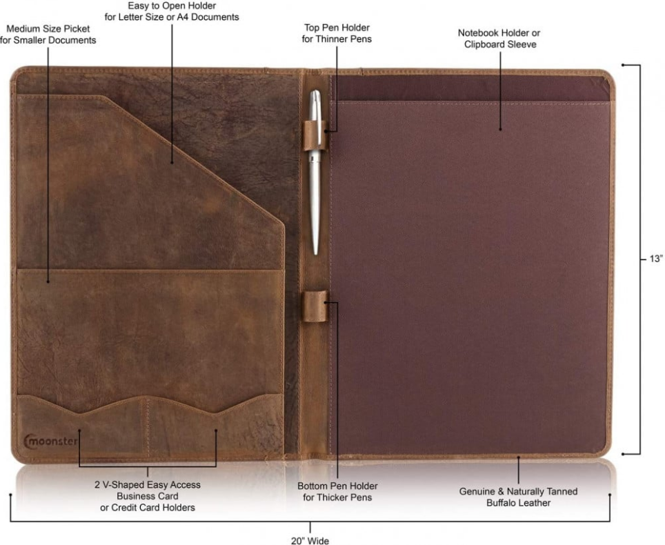 PU Leather Folders Customized - Image 3