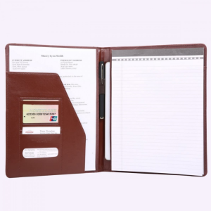 PU Leather Folders Customized